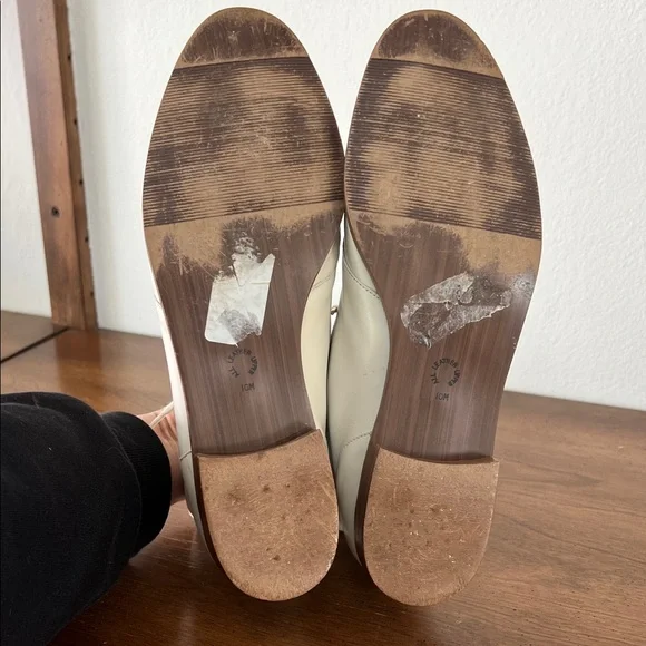 Nine West vintage women's Cream Lace-Up Ankle Boots - Picture 14 of 15